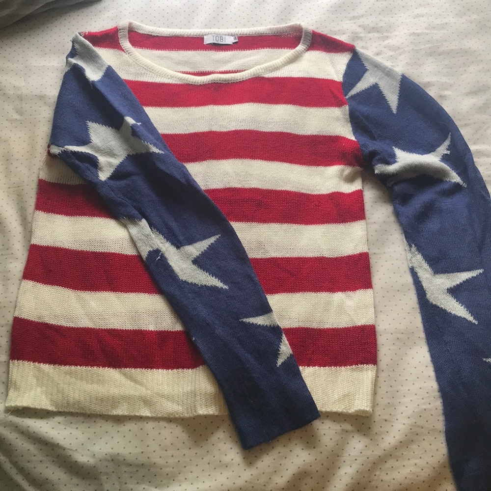 Tobi Stars and Stripes sweater